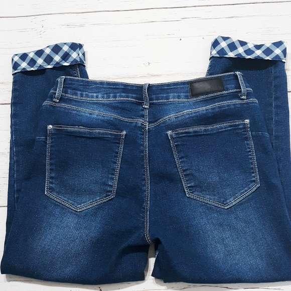 Thorn Universal Jeans with Plaid Cuffs - Picture 5 of 10